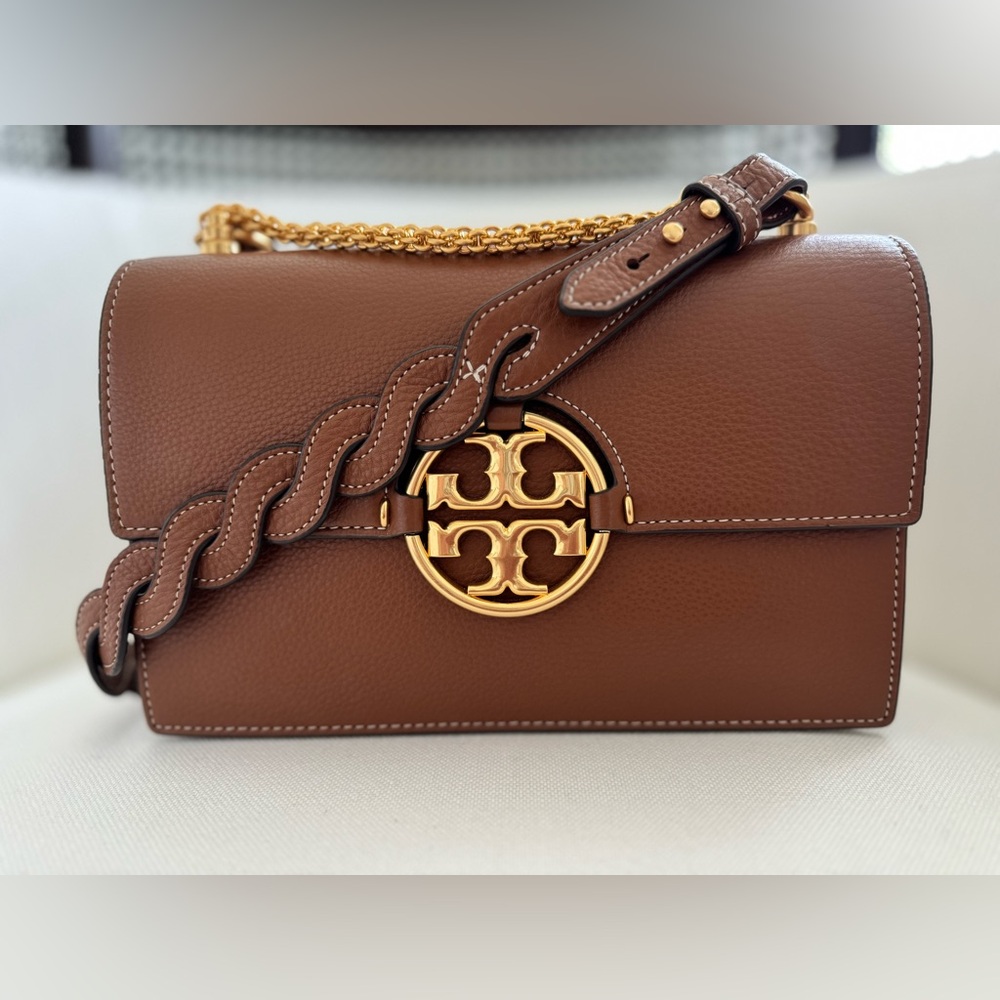 Tory Burch Miller Logo Plaque Shoulder Bag